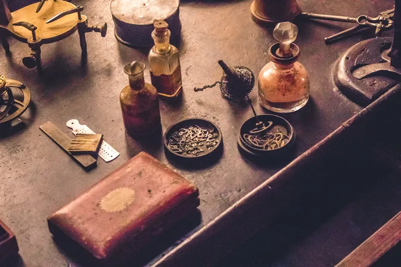 Old mechanisms in museum